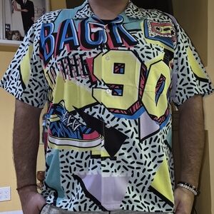 90s Graphic Men's Casual Shirt